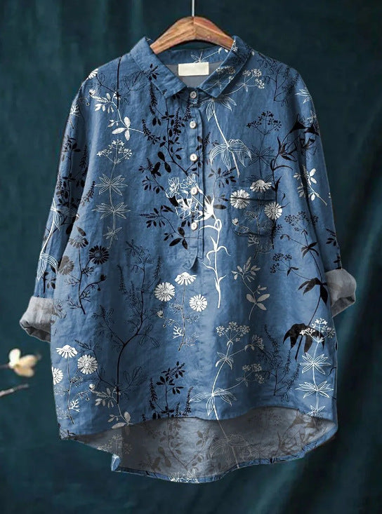 Florence™ | Timeless Floral Blouse