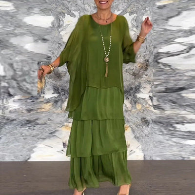 Venisa - Layered Chiffon Dress